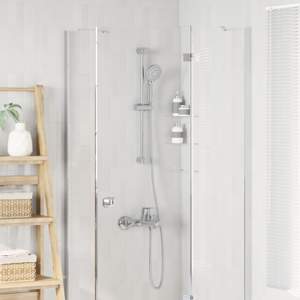 Zestaw systemu prysznicowego chromowany 70 cm Stal nierdzewna
