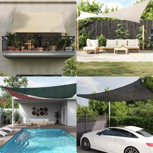 Żagiel przeciwsłoneczny, 160 g/m², taupe, 3,5x5 m, HDPE
