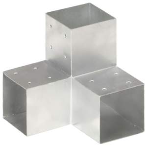 Łącznik w kształcie Y, galwanizowany metal, 101x101 mm