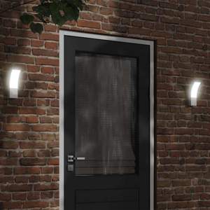 Zewnętrzny kinkiet LED, biały, odlewane aluminium