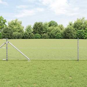 Sześciokątne ogrodzenie z słupkiem 50 x 0,6 m Stal ocynkowana