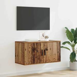 Szafka na telewizor montowana na ścianie 80 x 34.5 x 40 cm