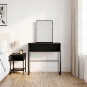 Toaletka Czarny dąb 81 x 40 x 131 cm Drewno inżynieryjne