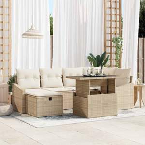 Zestaw Sof na Ogród 7 szt. polirattan
