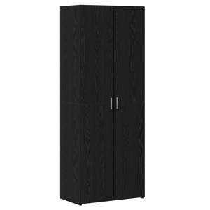 Highboard Czarny Dąb 70 x 42,5 x 185 cm