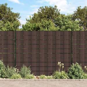 Paski prywatyzujące PVC 140x0,19 m Brązowe