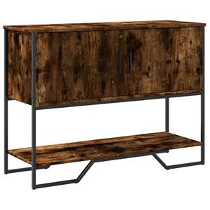 Stolik konsolowy, przydymiony dąb, 100x35x74,5 cm