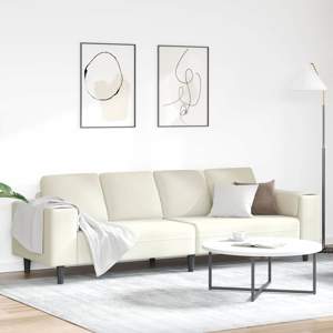 Sofa do salonu Kremowy 250 x 77 x 76 cm