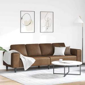 Sofa do salonu Brązowy 250 x 77 x 76 cm