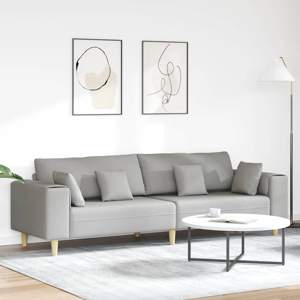Sofa Szary chmur 250 x 77 x 76 cm tkanina