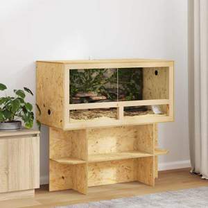 Terrarium Brązowy 100 x 50 x 100 cm OSB