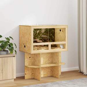 Terrarium brązowy 80 x 50 x 100 cm OSB