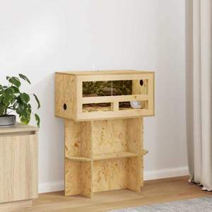 Terrarium Brązowy 60 x 30 x 80 cm OSB