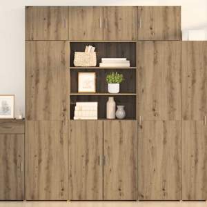 Highboard Dąb rzemieślniczy 80 x 42,5 x 185 cm