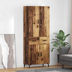 Highboard Stare drewno 69,5 x 34 x 180 cm Drewno inżynieryjne