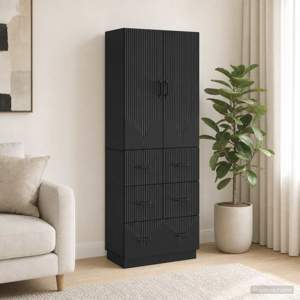 Zestaw szafek 2 szt. 66 x 34,5 x 87 cm Drewno inżynieryjne