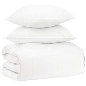 Zestaw kołder 3 szt. Biały Bambus