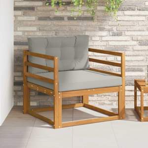 Środkowa sofa ogrodowa naturalny