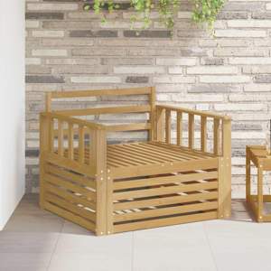 Sofa na zewnątrz Lite Drewno Akacji Biały