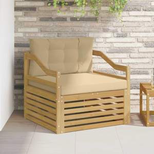 Sofa na zewnątrz Biały i Beżowy