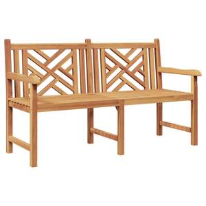 Ławka ogrodowa 150 x 60 x 90 cm Lite drewno teakowe