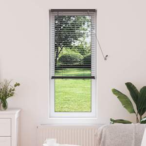 Żaluzja wenecka Srebrnoszary 150 x 40 cm 25 mm PVC