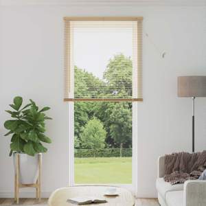 Żaluzja wenecka Jasnobrązowy ze wzorem 213 x 70 cm 25 mm PVC