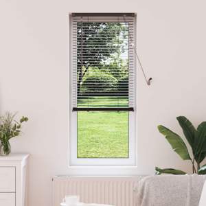 Żaluzja wenecka Ciemnobrązowy ze wzorem 150 x 40 cm 25 mm PVC
