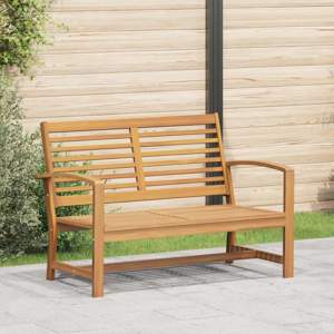 Ławka Brązowy 110 x 65 x 76,5 cm Lite drewno teakowe