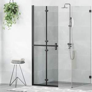 Ściana prysznicowa Walk-In Czarny 70 x 6,5 x 190 cm