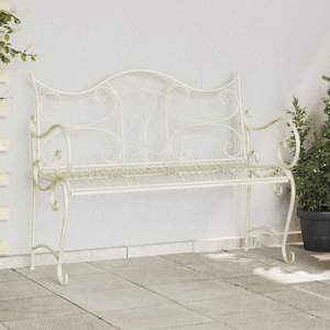 Ławka ogrodowa 2-Liczba miejsc 114 x 56,5 x 90 cm Stal