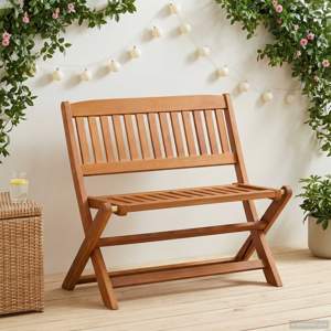 Ławka Dziecięca 1 -Seater 61 x 38 x 57 cm brązowy Składany
