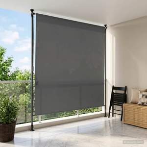 Zewnętrzna Roleta Rolkowa jasnoszary 100 x 270 cm