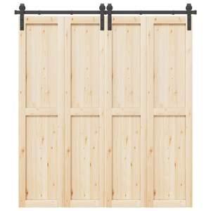 [4009745] System do montażu drzwi przesuwnych, 200 cm, stal, czarny