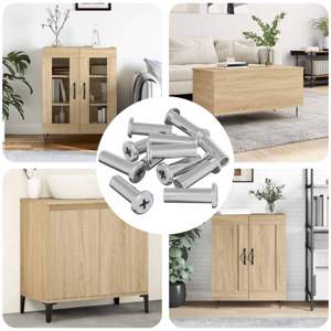 [864564] Nakretka Zamkowa 2857 szt. Srebrny Stal