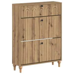 [896224] Szafka na buty ALKMAAR 78 x 24 x 103 cm Drewno inżynieryjne