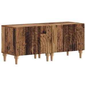 [896243] Szafka pod telewizor ALKMAAR Stare drewno Drewno inżynieryjne