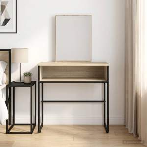 [8007690] Toaletka dąb Sonoma 81 x 40 x 131 cm Drewno inżynieryjne