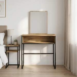 [8007694] Toaletka Dąb artisan 81 x 40 x 131 cm Drewno inżynieryjne