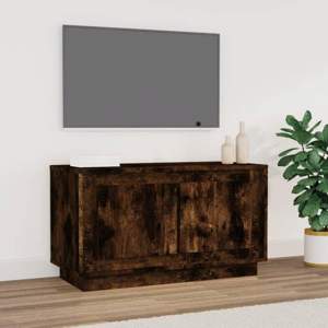 [819857] Szafka pod TV, przydymiony dąb, 80x35x45 cm