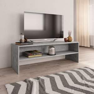 [800040] Szafka pod TV, betonowy szary, 120x40x40 cm