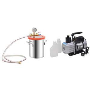[3100538] Komora próżniowa z pompą dwustopniową, 5,5 L