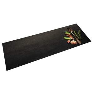 [4005612] Dywanik kuchenny, wzór w przyprawy, 60x180 cm, aksamit