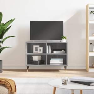[826962] Szafka pod TV, szary dąb sonoma, 69,5x30x50 cm
