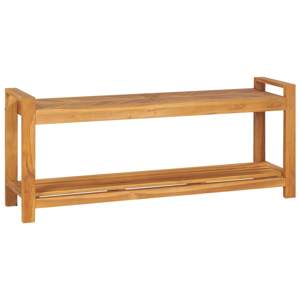 [325276] Ławka, 120 cm, lite drewno tekowe