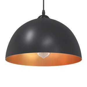 [4103451] Lampy wiszące 2 szt. Regulowana wysokość E27 Czarny Metal