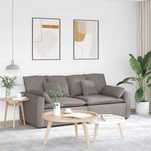 [3321122] Sofa modułowa z poduszkami, taupe