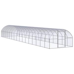 [3095469] Klatka zewnętrzna dla kurcząt, 3x16x2 m, stal galwanizowana