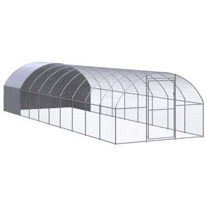 [3095476] Klatka zewnętrzna dla kurcząt, 3x10x2 m, stal galwanizowana