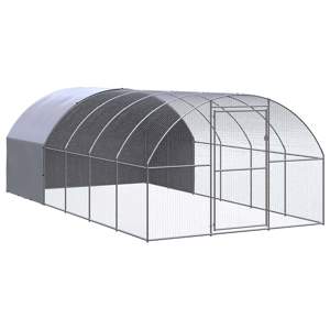 [3095474] Klatka zewnętrzna dla kurcząt, 3x6x2 m, stal galwanizowana